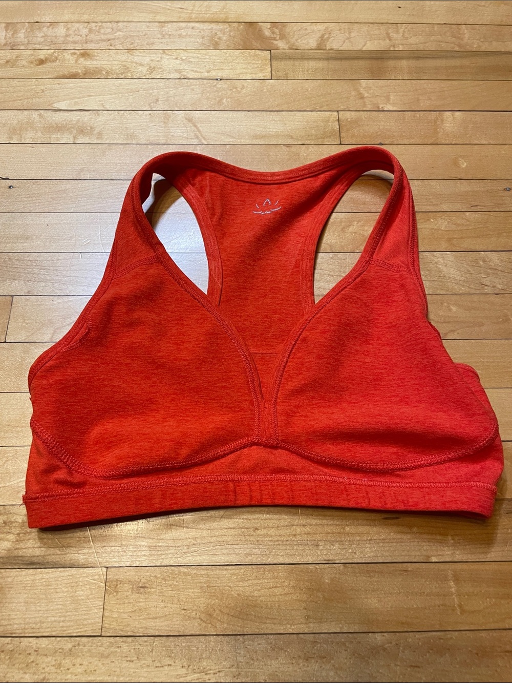 Beyond Yoga Bright Red Racerback V-Neck Sports Bra - Picture 5 of 8